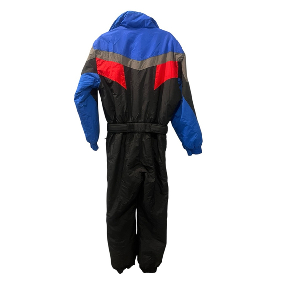 Vintage 90's Edelweiss Men's Ski Snowsuit Bib Size Small Jumpsuit Snow One Piece - Picture 11 of 13